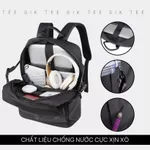 Balo nam TEE SIK balo đựng laptop 16 in balo du lịch chống thấm nước 3 màu ba lô đi học nhiều ngăn đựng quần áo BL06 — ảnh 8