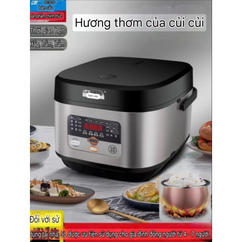 Nồi cơm điện đa năng PESKOE | Shopee Việt Nam