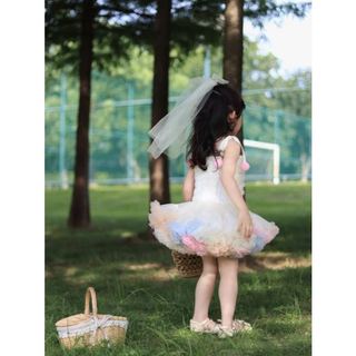𝐀𝐩𝐫𝐢𝐥 𝐛𝐞́𝐛𝐞́ - Váy TUTU chính hãng, đầm mùa hè xoè bèo bồng bềnh sắc màu cho bé gái đáng yêu
