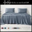 Trọn Bộ Chăn Ga Gối Lụa Lavish Silk Cao Cấp Mát Lạnh Hàng Loại 1- Xám Ánh Xanh