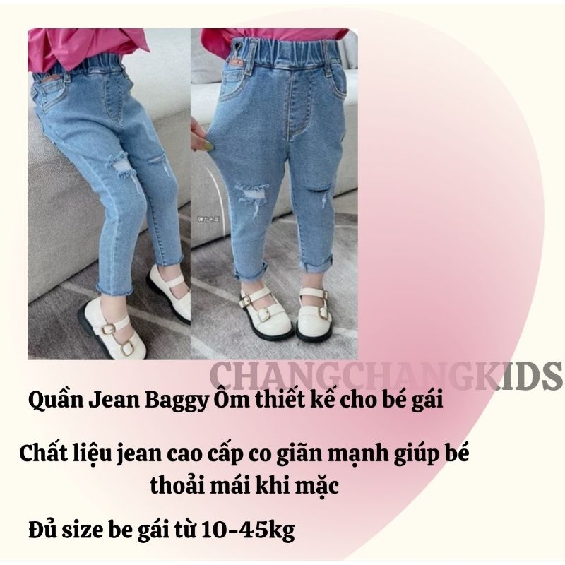 quần jean dài ôm bé gái cho mẹ và bé 3,4,5,6,7,8,9,10,12,13,14,15 tuổi