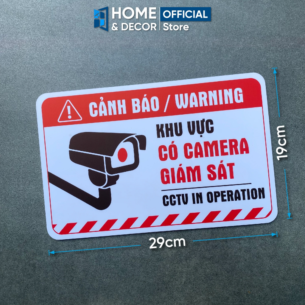 Biển Có Camera, CCTV, Bảng Cảnh Báo Khu Vực Có Camera Quan Sát, Nhắc ...