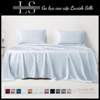 [Best Seller]Trọn Bộ Chăn  Ga Gối  Lụa Lavish Silk Cao Cấp Mát Lạnh Hàng Loại 1  - Xanh Ánh Xanh