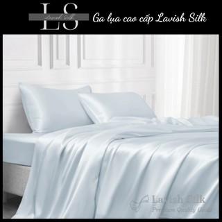 [Best Seller]Trọn Bộ Chăn  Ga Gối  Lụa Lavish Silk Cao Cấp Mát Lạnh Hàng Loại 1  - Xanh Ánh Xanh