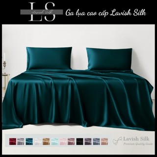 [Best Seller]Trọn Bộ Chăn  Ga Gối  Lụa Lavish Silk Cao Cấp Mát Lạnh Hàng Loại 1  - Xanh Cổ Vịt