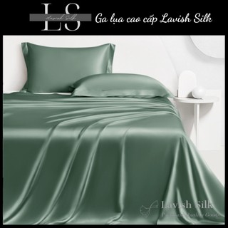 [Best Seller]Trọn Bộ Chăn  Ga Gối  Lụa Lavish Silk Cao Cấp Mát Lạnh Hàng Loại 1  - Xanh Matcha