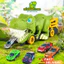 Đồ Chơi Xe Khủng Long Nuốt Ô Tô Con BỐ KHỦNG LONG Gồm 6 Xe Hotwheels Đồ Chơi Khủng Long Cho Bé XE Ô Tô Đồ Chơi