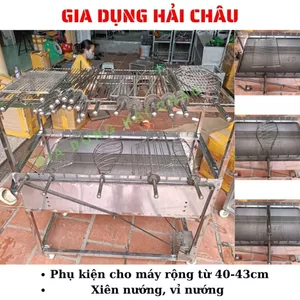 Phụ kiện đồ nướng, vỉ nướng thịt, vỉ cá, xiên cuộn ba chỉ xiên nướng cá lóc