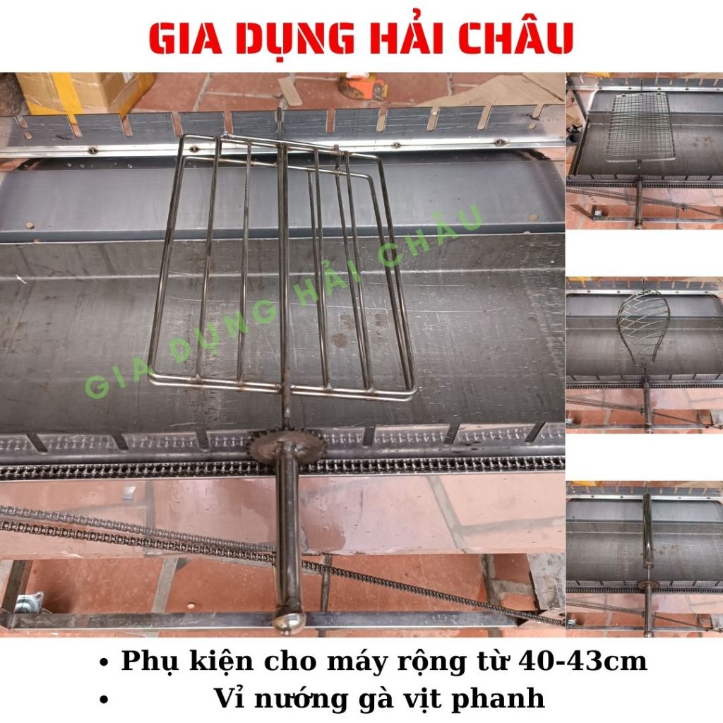Phụ kiện đồ nướng, vỉ nướng thịt, vỉ cá, xiên cuộn ba chỉ xiên nướng cá lóc