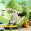 Đồ Chơi Xe Khủng Long Nuốt Ô Tô Con BỐ KHỦNG LONG Gồm 6 Xe Hotwheels Đồ Chơi Khủng Long Cho Bé XE Ô Tô Đồ Chơi