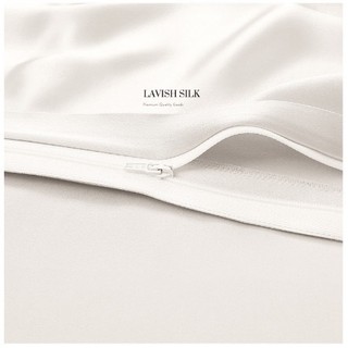 [Best Seller]Trọn Bộ Chăn  Ga Gối  Lụa Lavish Silk Cao Cấp Mát Lạnh Hàng Loại 1 - Trắng
