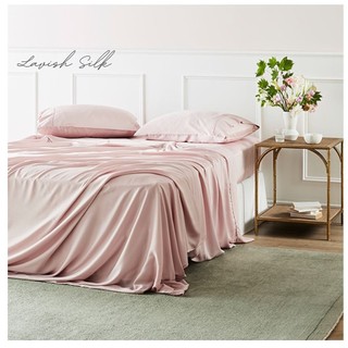 [Best Seller]Trọn Bộ Chăn  Ga Gối  Lụa Lavish Silk Cao Cấp Mát Lạnh Hàng Loại 1 - Hồng Phấn