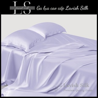 [Best Seller]Trọn Bộ Chăn  Ga Gối  Lụa Lavish Silk Cao Cấp Mát Lạnh Hàng Loại 1- Tím Khoai Môn