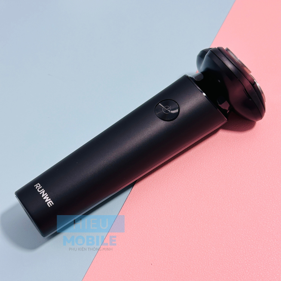 Máy cạo râu Runwe RS210 3 lưỡi tự mài dùng pin sạc nắp nam châm