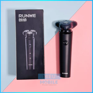 Máy cạo râu Runwe RS210 3 lưỡi tự mài dùng pin sạc nắp nam châm