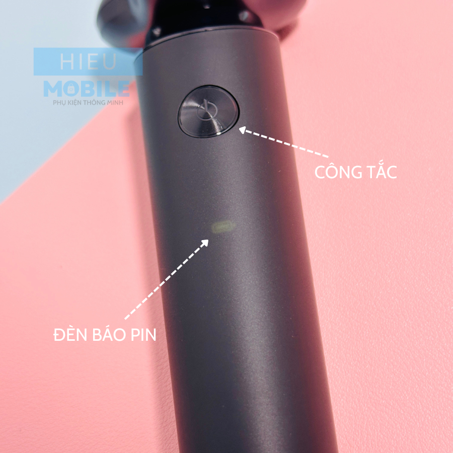 Máy cạo râu Runwe RS210 3 lưỡi tự mài dùng pin sạc nắp nam châm