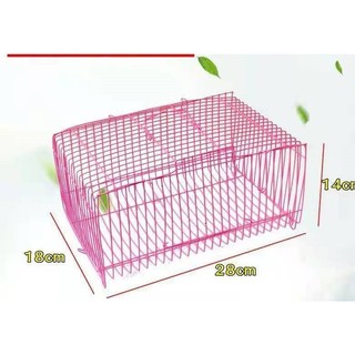 Lồng Vận Chuyển Chim Gấp Gọn Có Quai Xách Hai Kích Cỡ Cho Vẹt Lovebird Yến Phụng Chuột Hamster