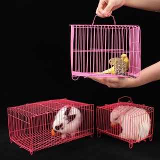 Lồng Vận Chuyển Chim Gấp Gọn Có Quai Xách Hai Kích Cỡ Cho Vẹt Lovebird Yến Phụng Chuột Hamster