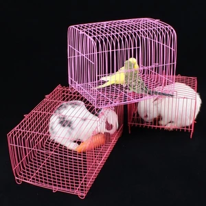 Lồng Vận Chuyển Chim Gấp Gọn Có Quai Xách Hai Kích Cỡ Cho Vẹt Lovebird Yến Phụng Chuột Hamster
