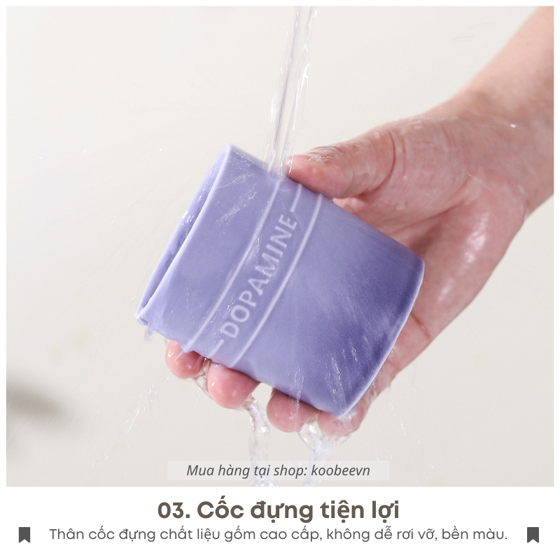 Bộ Thìa Nĩa Trái Cây Tráng Miệng KOOBEE Chất Liệu Inox 304 Tay Cầm Gốm Cao Cấp 4 Màu Sang Trọng | 125