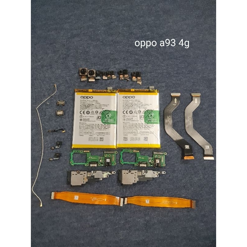 Linh kiện zin bóc máy Oppo A93 / Camera trước sau , Cụm sạc , cáp nối ...