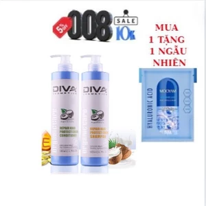 Dầu Gội Xả Diva Argan Oil & Color (Phục Hồi & Giữ Màu) | Made in Italy | 500ML 750ML