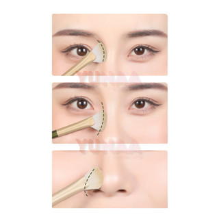 [Y246] Cọ Đánh Khối Mũi 3D - Cọ Trang Điểm Vạt Xéo Tạo Highlight Sống Mũi Ba Chiều - Tự Nhiên, Chuyên Nghiệp