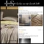 Bộ Chăn Ga Gối Lụa Lavish Silk Cao Cấp Mát Lạnh Hàng Loại 1 - Vàng Đồng Mix Xám Đâm