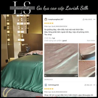 [Best Seller]Trọn Bộ Chăn  Ga Gối  Lụa Lavish Silk Cao Cấp Mát Lạnh Hàng Loại 1-Hồng Phấn Mix Matcha