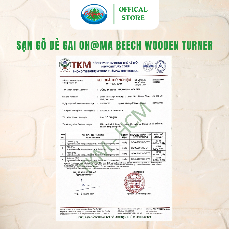 Ảnh Sạn Gỗ Dẻ Gai Ohiama Beech Wooden Turner - Dụng Cụ Nhà Bếp, Nấu Ăn - Đồ Thủ Công Mỹ Nghệ Hàng VNXK 3