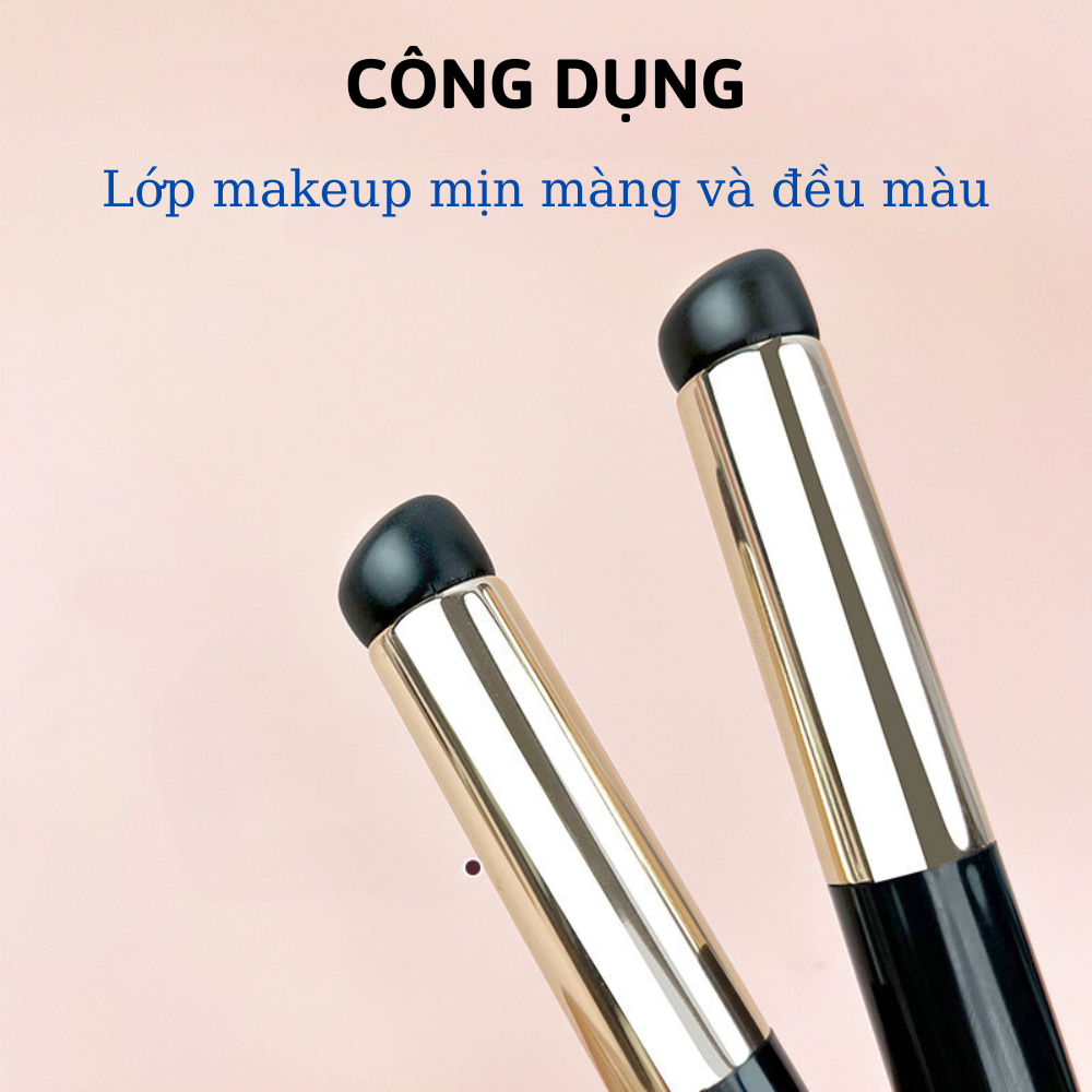 Cọ Tán Son, Cọ Môi, Cọ Tán Son Silicon Đầu Tròn GECOMO G1116 Tiện Dụng