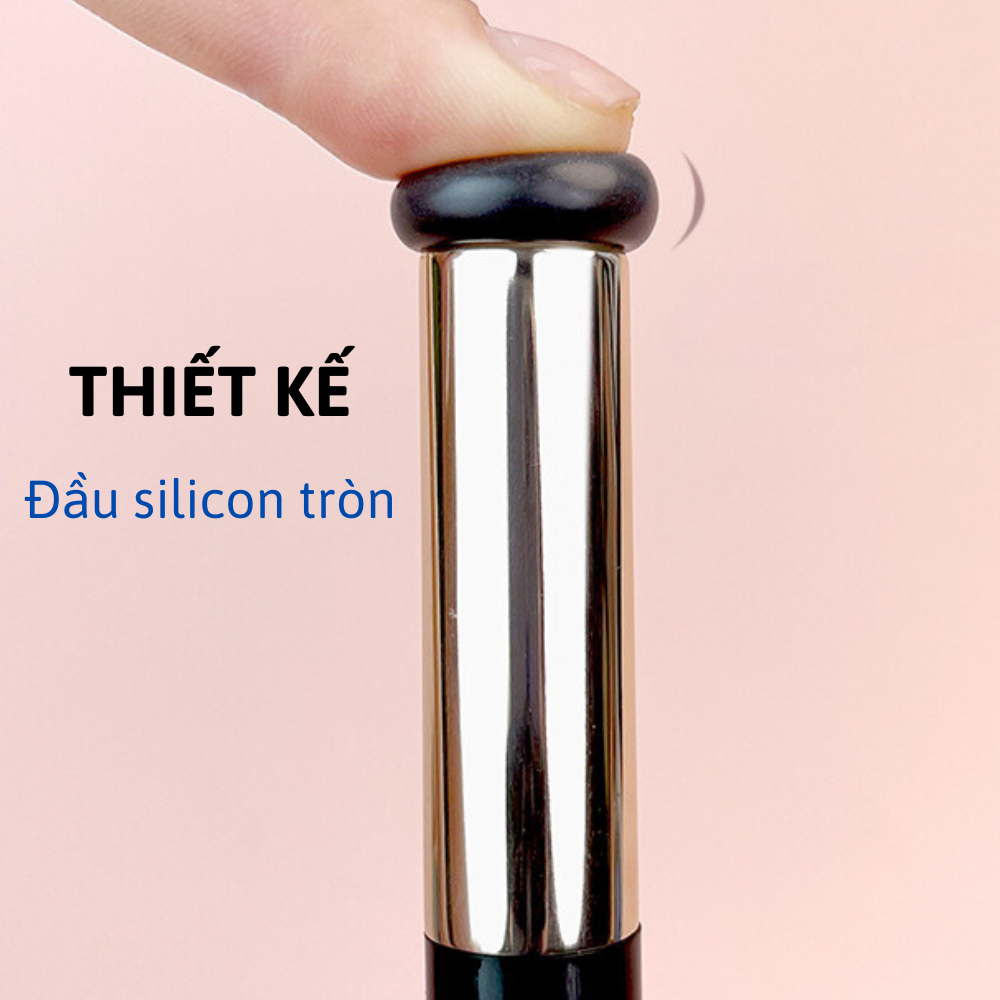 Cọ Tán Son, Cọ Môi, Cọ Tán Son Silicon Đầu Tròn GECOMO G1116 Tiện Dụng
