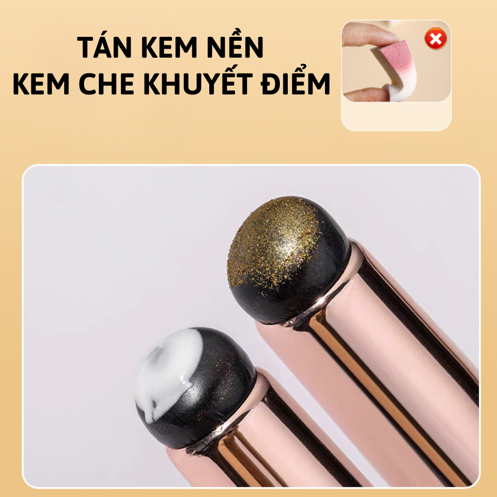 Cọ Tán Son, Cọ Môi, Cọ Tán Son Silicon Đầu Tròn GECOMO G1116 Tiện Dụng