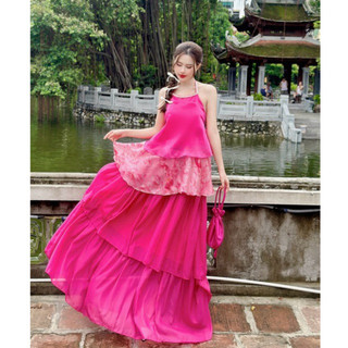 🔥Sét áo yếm tầng phối chân váy tầng  (yếm múa, chụp sen, chụp Tết, Huế, Hội An, chụp Trung Thu studio cực xinh)