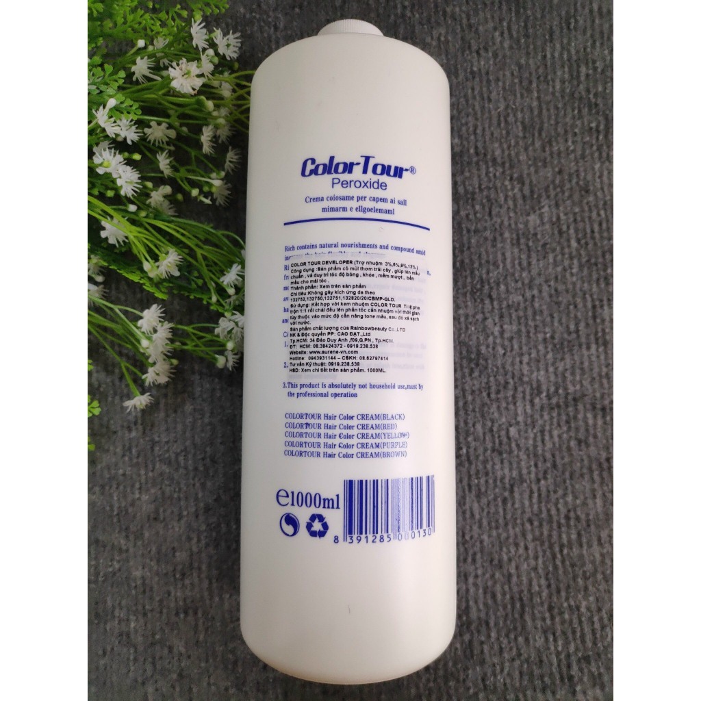 Oxy Trợ Nhuộm Color Tour | Made in Korea | 1000ml