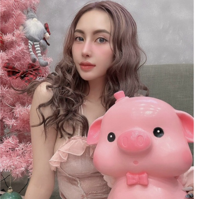 HEO ĐẤT TIẾT KIỆM heo thiên thần mở mắt size 25x30cm [thạch cao] quà tặng sinh nhật