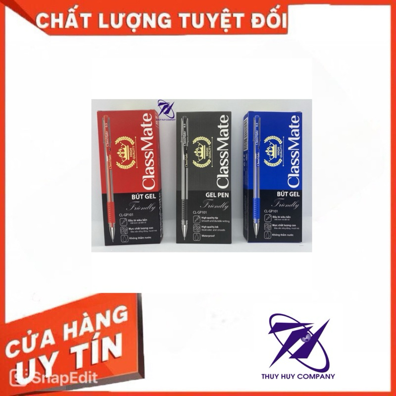 SỈ HỘP 12 BÚT GEL CL-GP101 Class Mate - VPP QUỐC HUY