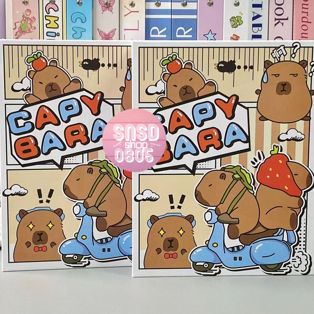 KÈM SHEET Binder A5 Mẫu Capybara, Capy Bara Album Ảnh Bìa Cứng Đựng ...
