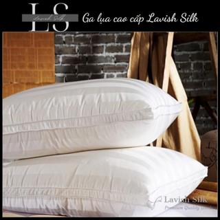 Gối Lông Vũ Cao Cấp Lavish Silk êm ái dành cho gia đình và khách sạn - Trơn