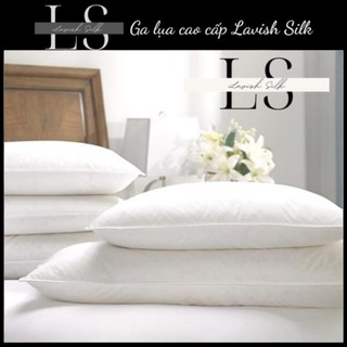Gối Lông Vũ Cao Cấp Lavish Silk êm ái dành cho gia đình và khách sạn - Trơn