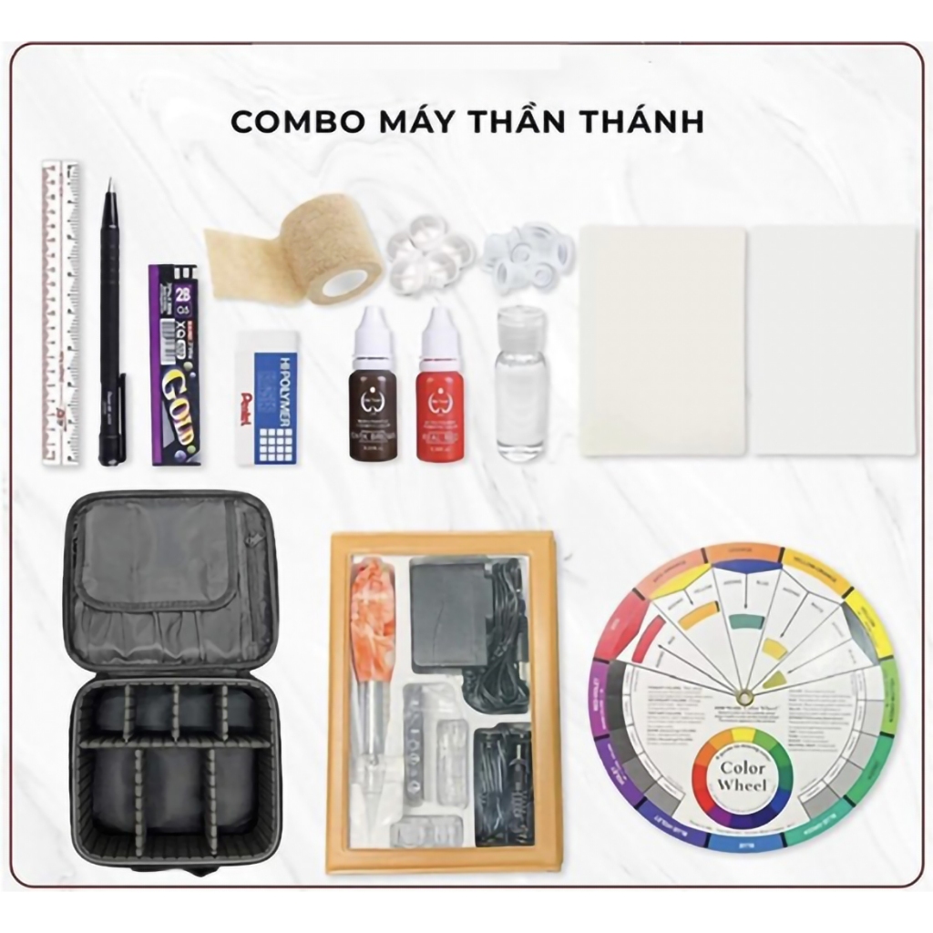 Combo máy thần thánh dành cho học viên mới học phun xăm