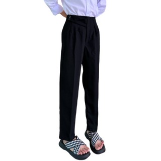 Quần baggy 2 cúc thiết kế cạp chun sau dễ mặc Yến Tee , quần baggy vải , quần đi học chất đẹp