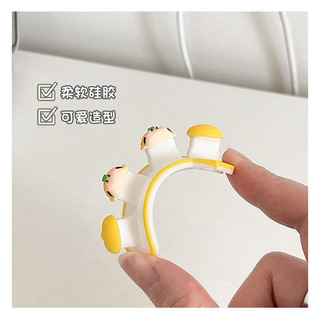 Bảo Vệ Cáp Sạc Điện Thoại - Kẹp Silicon Giữ Cáp Dây Sạc ,Tai Nghe Cố Định Gọn Gàng Hoạt Hình Cute