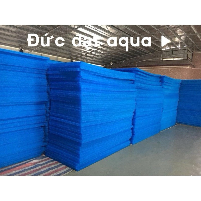 Jmat không keo loại 100x100x4cm, 200x100x4cm ,cm dày 3,8cm vật liệu lọc hồ cá koi 2