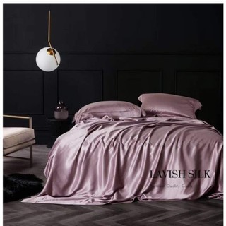 [Best Seller]Trọn Bộ Chăn  Ga Gối  Lụa LS Lavish Silk Cao Cấp Mát Lạnh Hàng Loại 1 - Hồng Tím