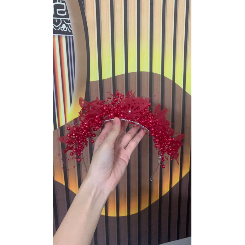 BỜM TÓC LẤP LÁNH ĐÍNH BƯỚM(video thật shop tự quay)