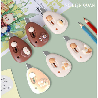 Dao Rọc Giấy Mini - Dao Khui Hàng Hình Thú Cute Dễ Thương Bỏ Túi Tiện Lợi