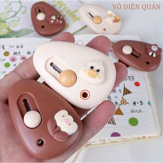 Dao Rọc Giấy Mini - Dao Khui Hàng Hình Thú Cute Dễ Thương Bỏ Túi Tiện Lợi