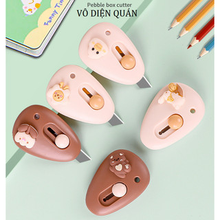 Dao Rọc Giấy Mini - Dao Khui Hàng Hình Thú Cute Dễ Thương Bỏ Túi Tiện Lợi