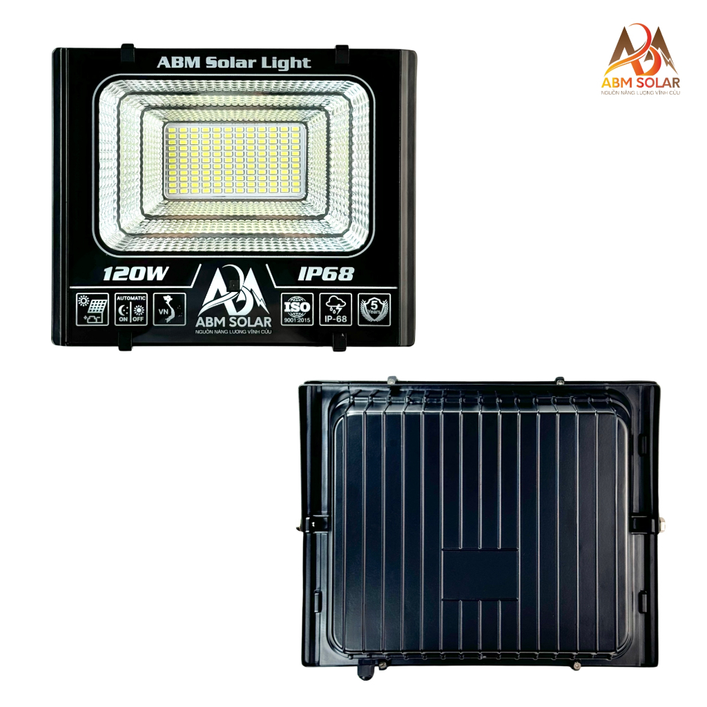 [200W] Đèn Năng Lượng Mặt Trời ABMSOLAR,Chiếu Sáng Trong Nhà , Công Suất 200W Chất Liệu Nhôm